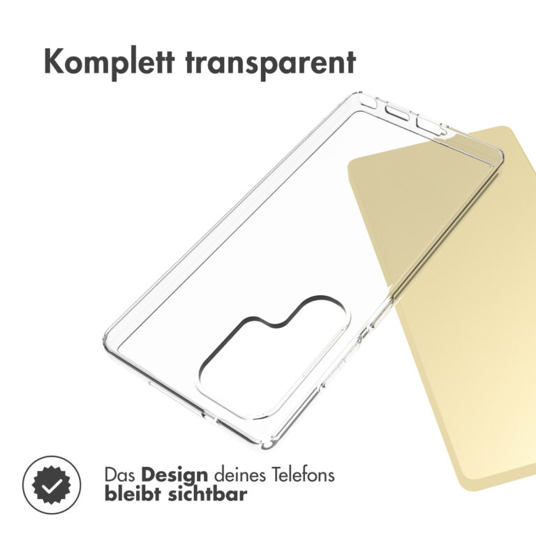 Accezz Clear Backcover Samsung Galaxy S25 Ultra - Transparant - Afbeelding 6