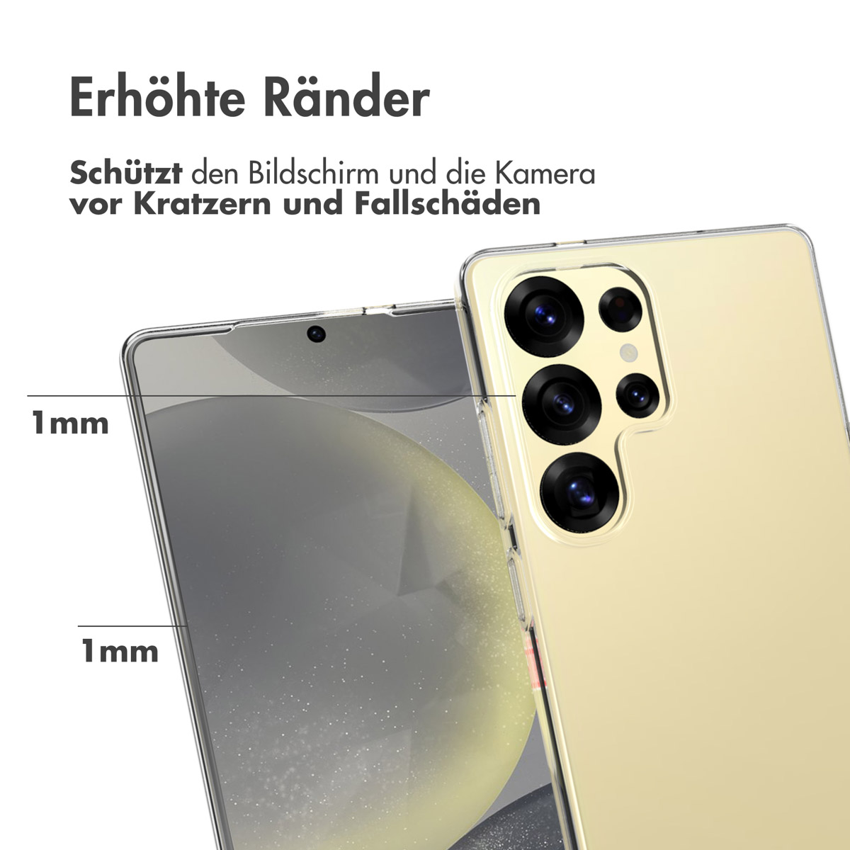 Accezz Clear Backcover Samsung Galaxy S25 Ultra - Transparant - Afbeelding 9