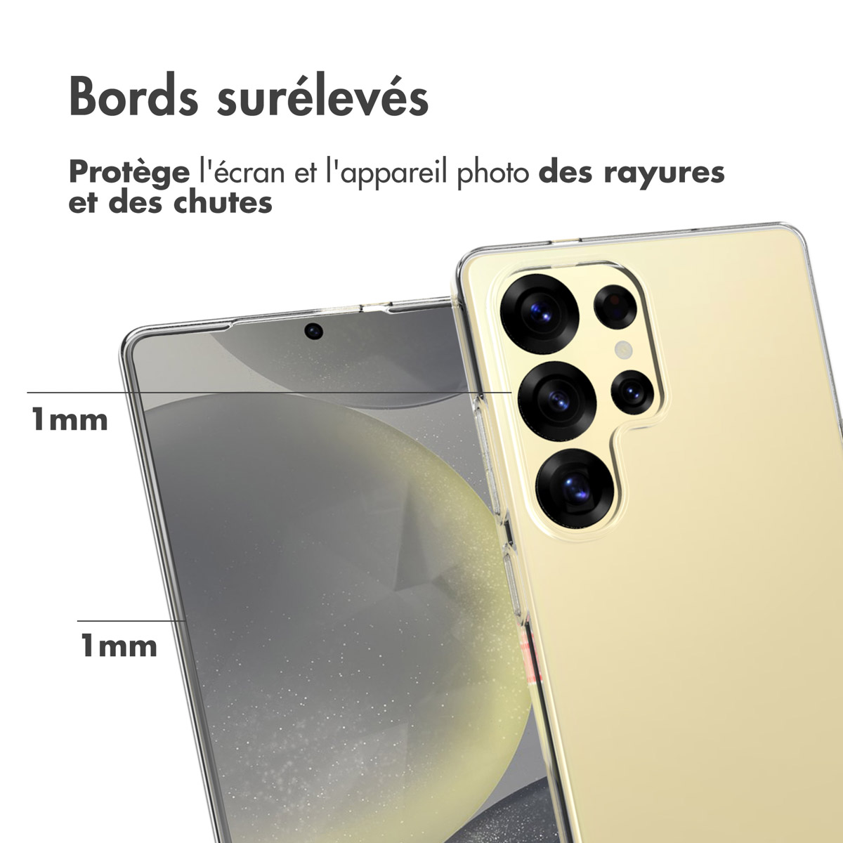 Accezz Clear Backcover Samsung Galaxy S25 Ultra - Transparant - Afbeelding 7