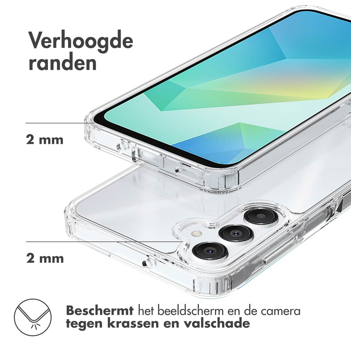 Accezz Xtreme Impact Backcover Samsung Galaxy A16 - Transparant - Afbeelding 7