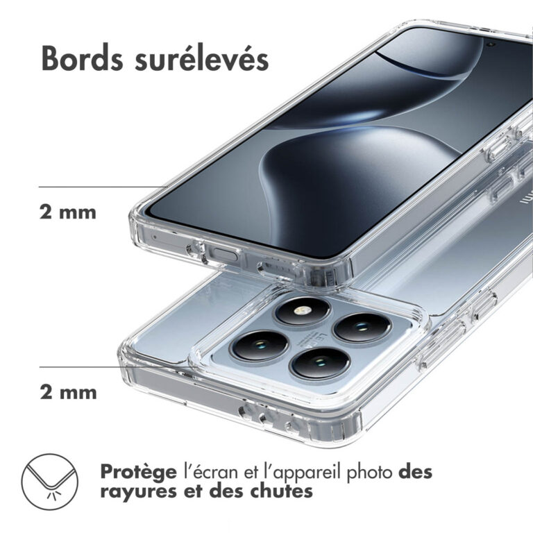 Accezz Xtreme Impact Backcover voor de Xiaomi 14T - Transparant - Afbeelding 10