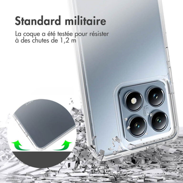 Accezz Xtreme Impact Backcover voor de Xiaomi 14T - Transparant - Afbeelding 7