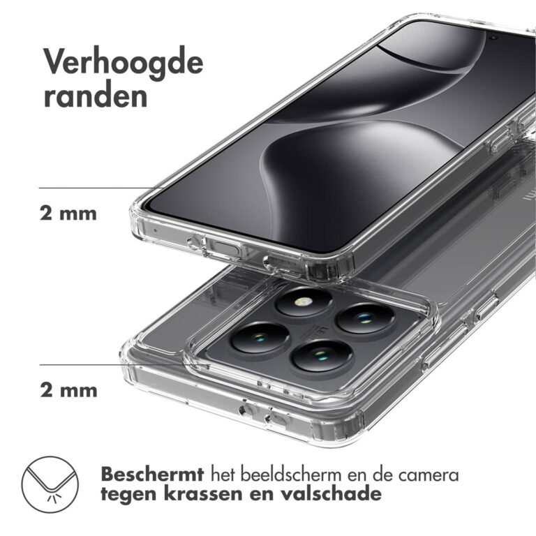 Accezz Xtreme Impact Backcover Xiaomi 14T Pro - Transparant - Afbeelding 5