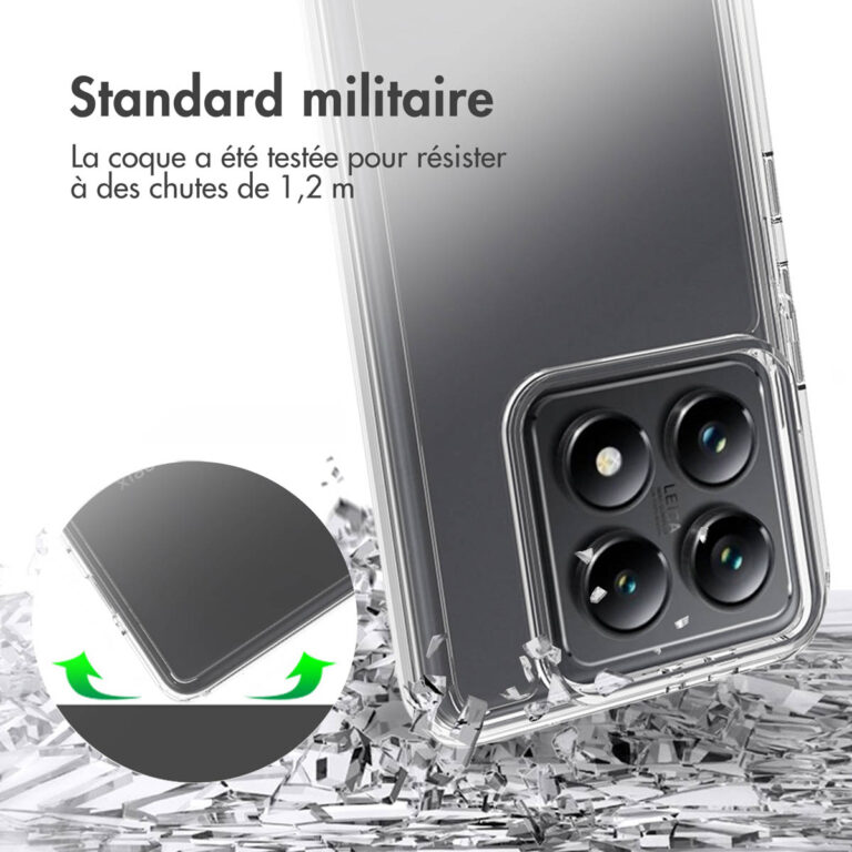 Accezz Xtreme Impact Backcover Xiaomi 14T Pro - Transparant - Afbeelding 7