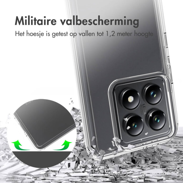 Accezz Xtreme Impact Backcover Xiaomi 14T Pro - Transparant - Afbeelding 2