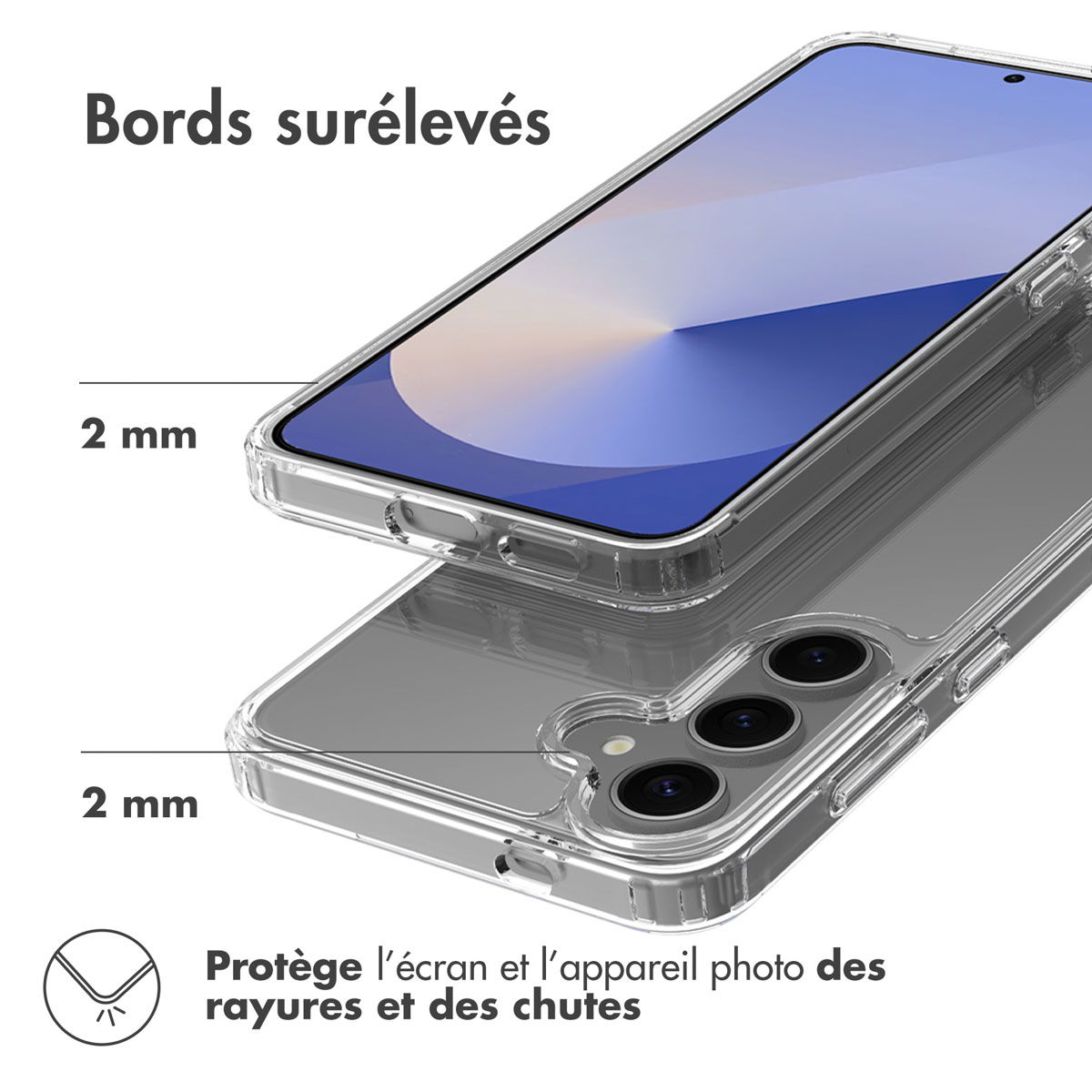 Accezz Xtreme Impact Backcover Samsung Galaxy S25 Plus - Transparant - Afbeelding 8