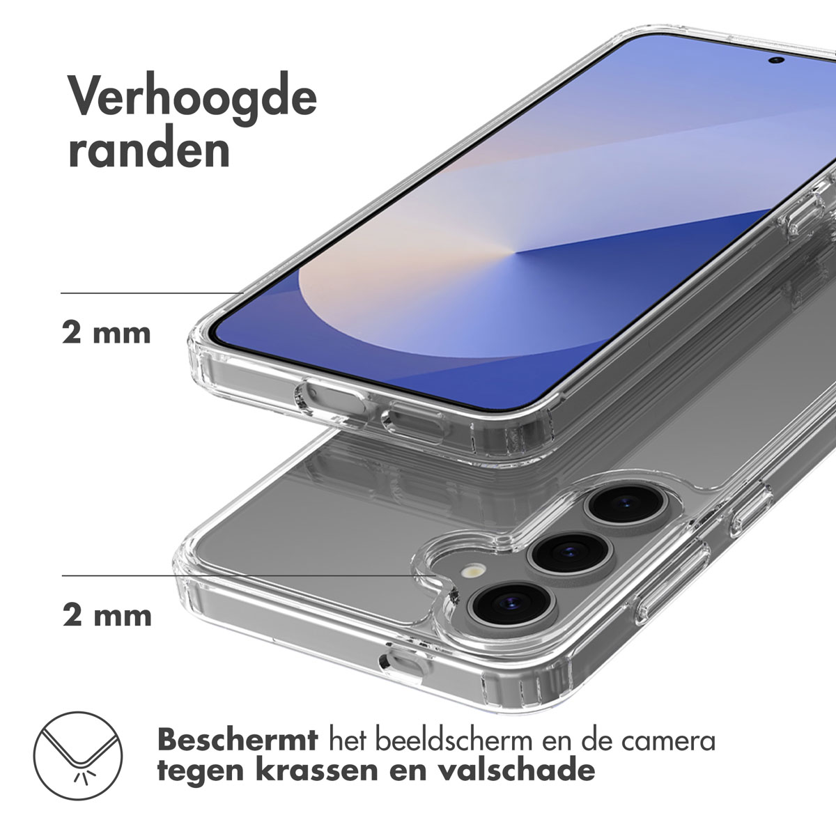 Accezz Xtreme Impact Backcover Samsung Galaxy S25 Plus - Transparant - Afbeelding 7