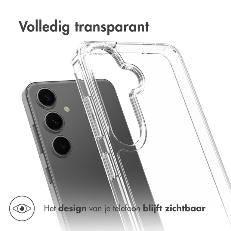 Accezz Xtreme Impact Backcover Samsung Galaxy S25 Plus - Transparant - Afbeelding 3