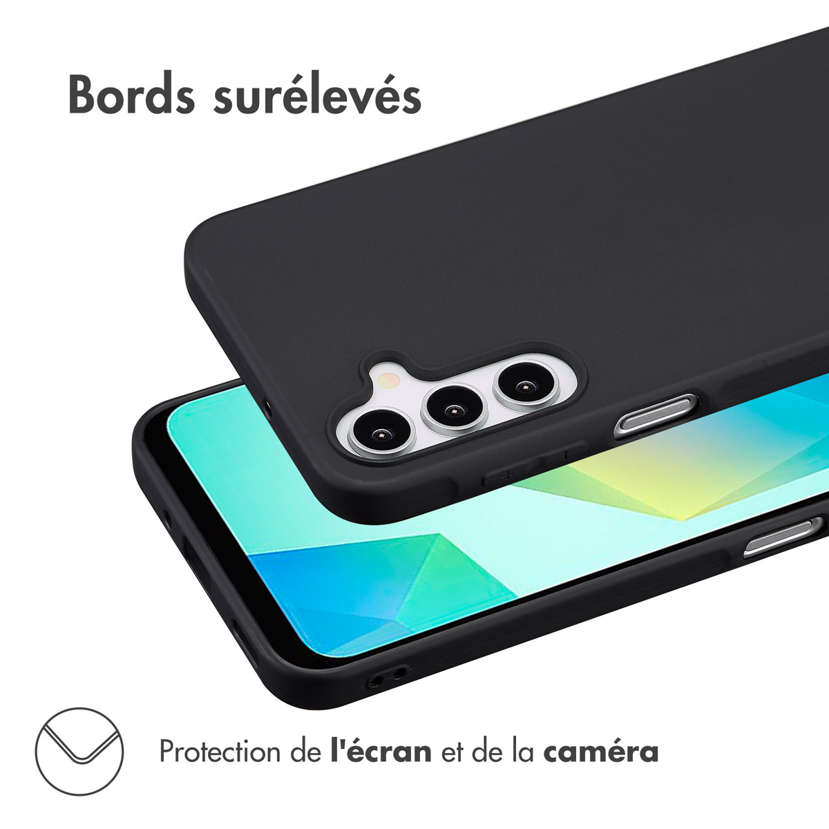 Accezz Color Backcover Samsung Galaxy A16 - Zwart - Afbeelding 6