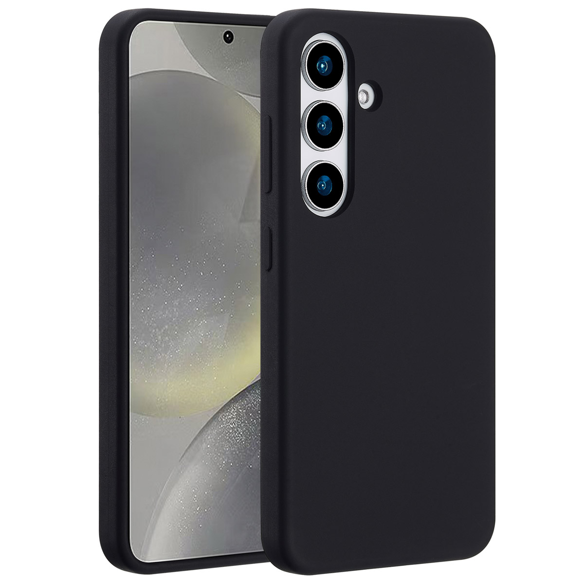 Accezz Liquid Silicone Backcover met MagSafe Samsung Galaxy S25 - Zwart - Afbeelding 7