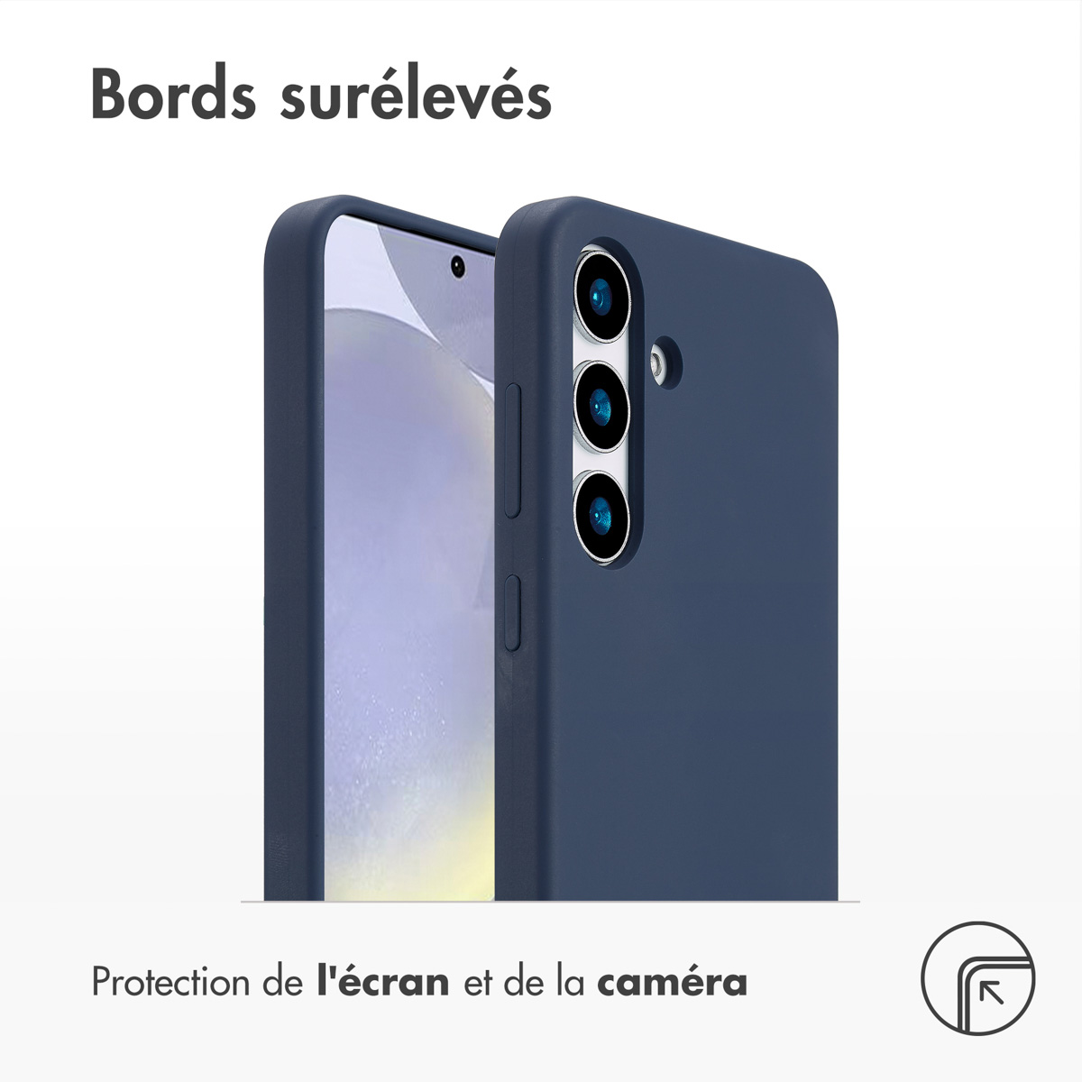 Accezz Liquid Silicone Backcover met MagSafe Samsung Galaxy S25 Plus - Donkerblauw - Afbeelding 5