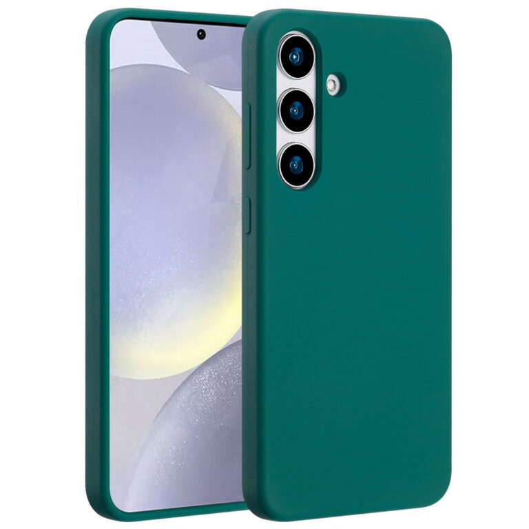 Accezz Liquid Silicone Backcover met MagSafe Samsung Galaxy S25 Plus - Forest Green - Afbeelding 7