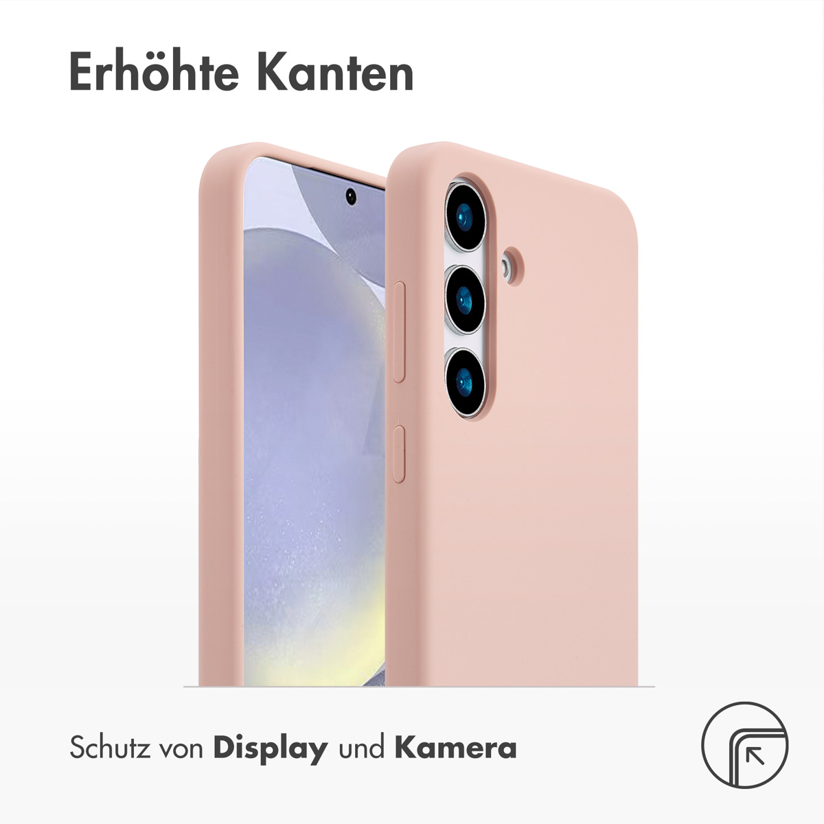 Accezz Liquid Silicone Backcover met MagSafe Samsung Galaxy S25 Plus - Roze - Afbeelding 8