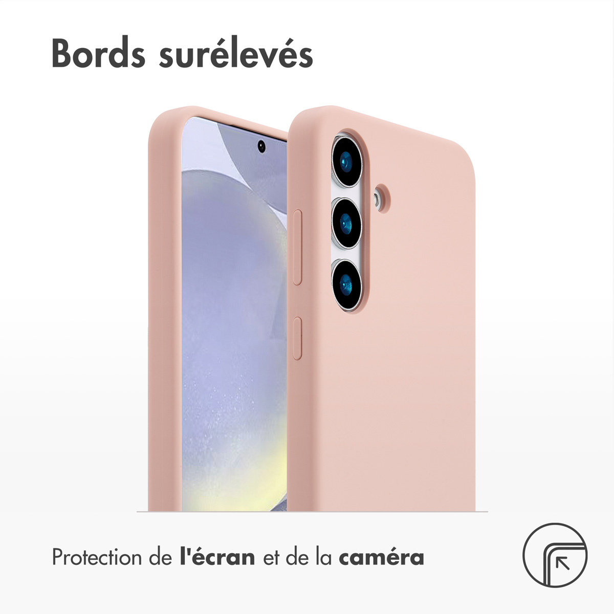 Accezz Liquid Silicone Backcover met MagSafe Samsung Galaxy S25 Plus - Roze - Afbeelding 5