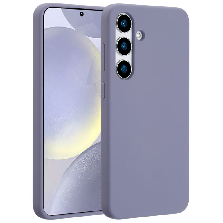 Accezz Liquid Silicone Backcover met MagSafe Samsung Galaxy S25 Plus - Lavender Gray - Afbeelding 10