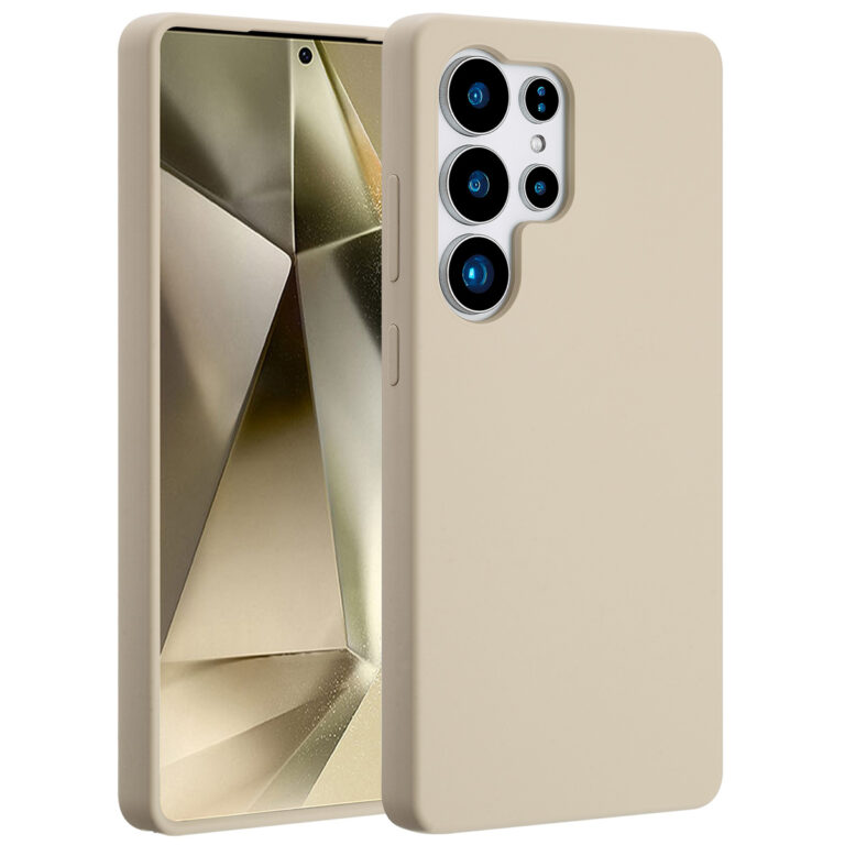 Accezz Liquid Silicone Backcover met MagSafe Samsung Galaxy S25 Ultra - Stone - Afbeelding 7