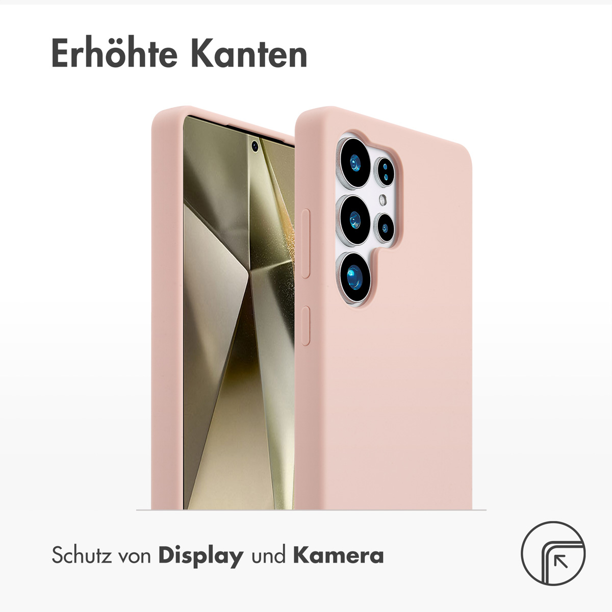 Accezz Liquid Silicone Backcover met MagSafe Samsung Galaxy S25 Ultra - Roze - Afbeelding 8