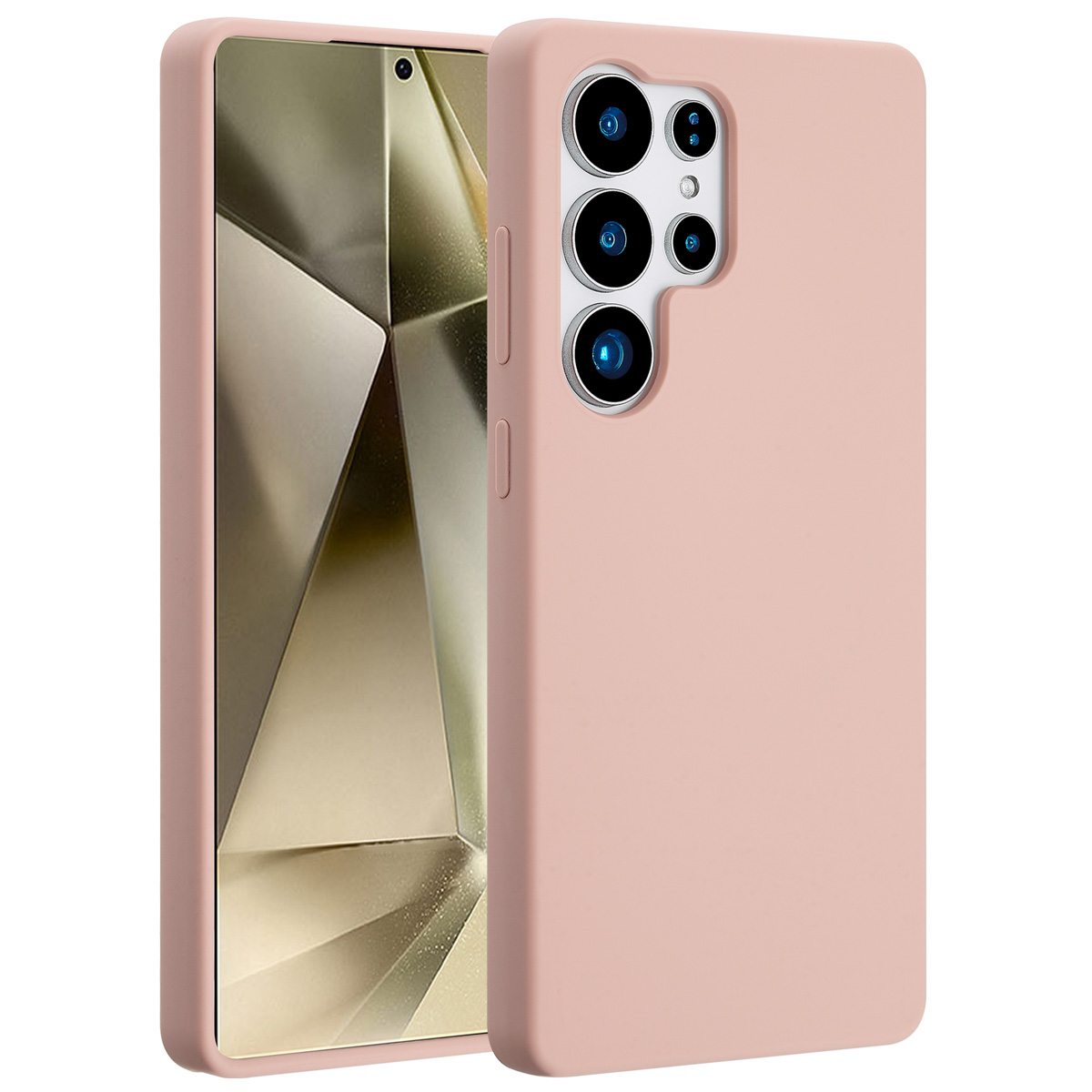 Accezz Liquid Silicone Backcover met MagSafe Samsung Galaxy S25 Ultra - Roze - Afbeelding 7