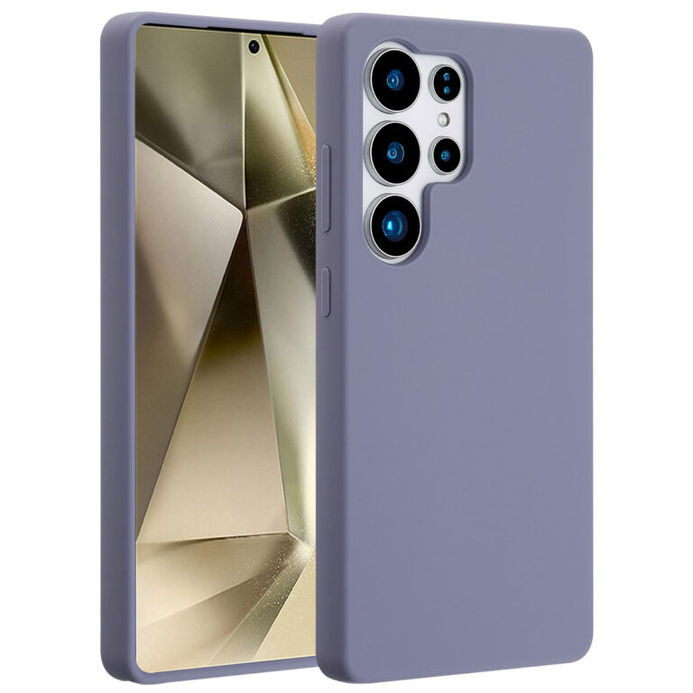 Accezz Liquid Silicone Backcover met MagSafe Samsung Galaxy S25 Ultra - Lavender Gray - Afbeelding 10