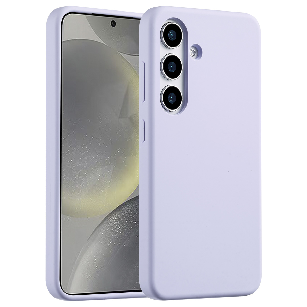 Accezz Liquid Silicone Backcover Samsung Galaxy S25 - Paars - Afbeelding 2