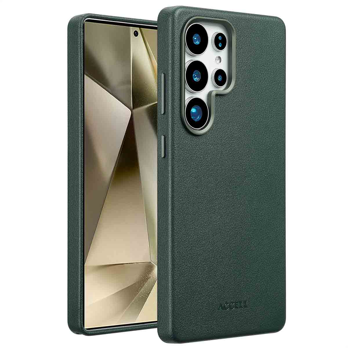 Accezz MagSafe Leather Backcover Samsung Galaxy S25 Ultra – Cedar Green