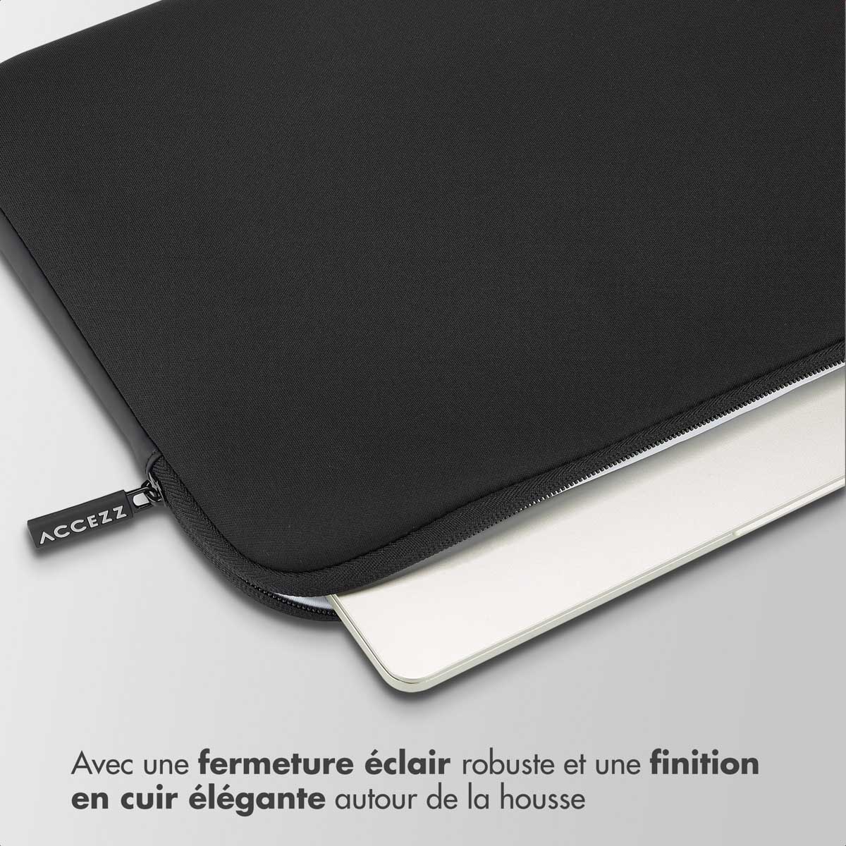 Accezz Basis Laptop hoes 13-14 inch - Laptopsleeve - Zwart - Afbeelding 10