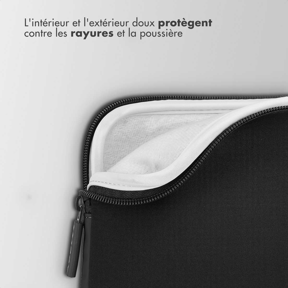 Accezz Basis Laptop hoes 15-16 inch - Laptopsleeve - Zwart - Afbeelding 5