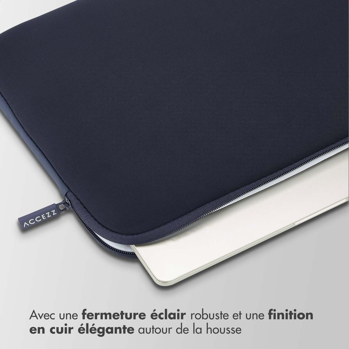 Accezz Basis Laptop hoes 15-16 inch - Laptopsleeve - Blauw - Afbeelding 10
