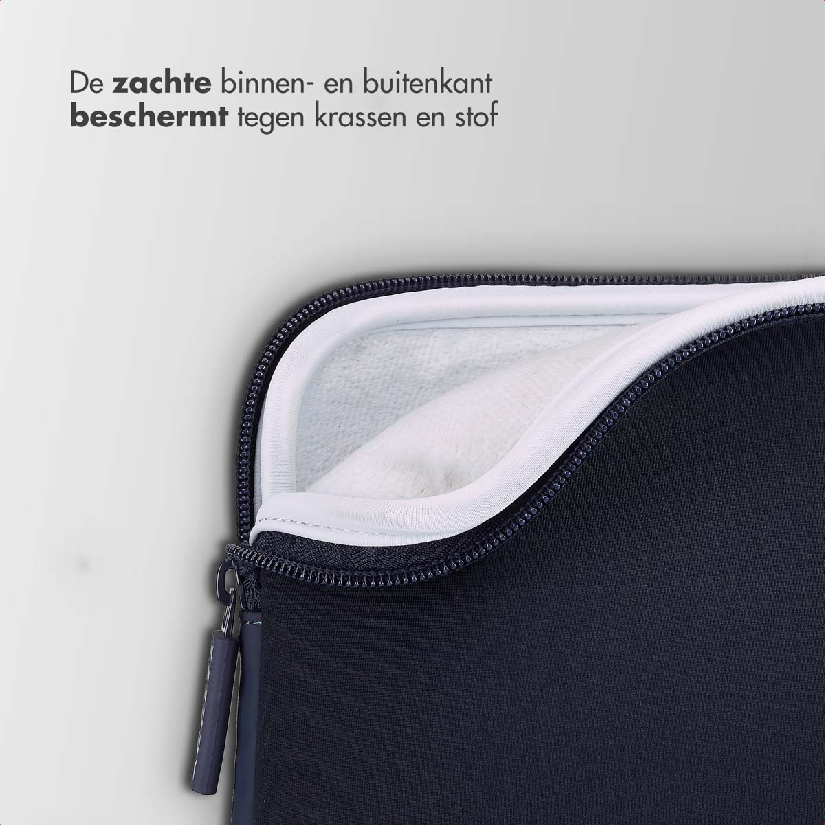 Accezz Basis Laptop hoes 15-16 inch - Laptopsleeve - Blauw - Afbeelding 5