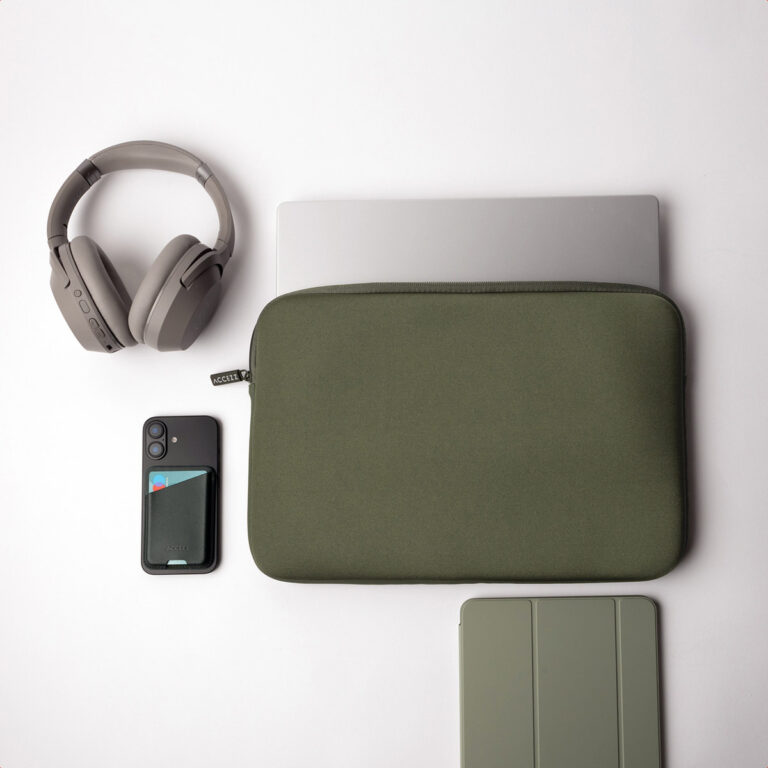 Accezz Basis Laptop hoes 15-16 inch - Laptopsleeve - Groen - Afbeelding 9