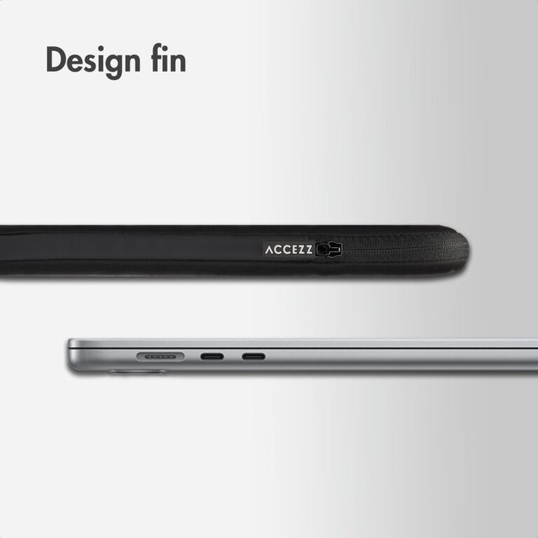 Accezz Basis Laptop hoes 17 inch - Laptopsleeve - Zwart - Afbeelding 7