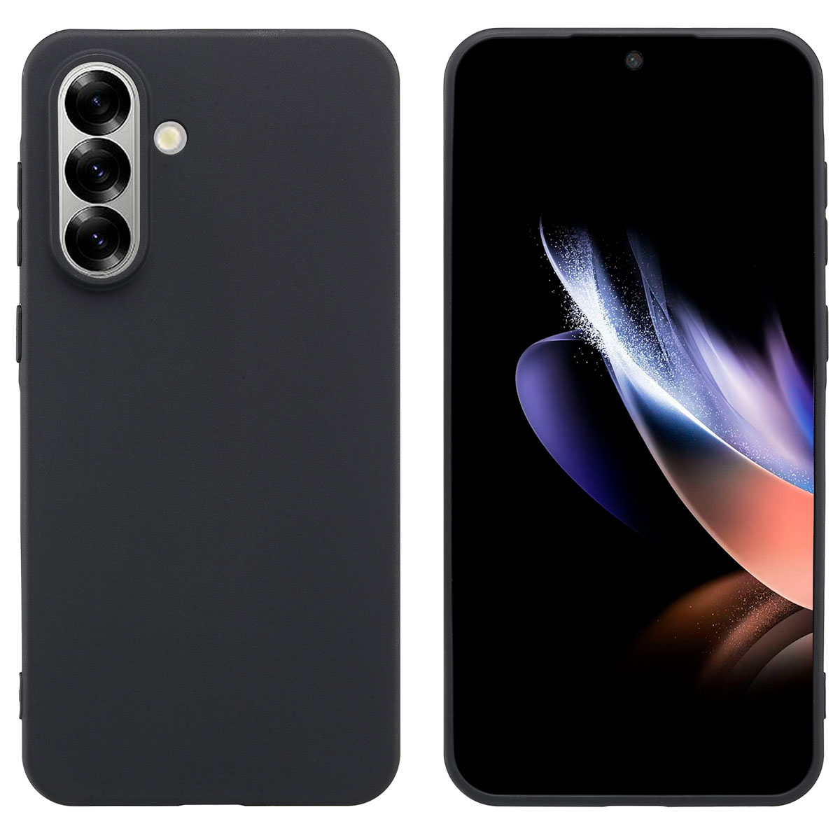 Accezz Color Backcover Samsung Galaxy A56 – Zwart