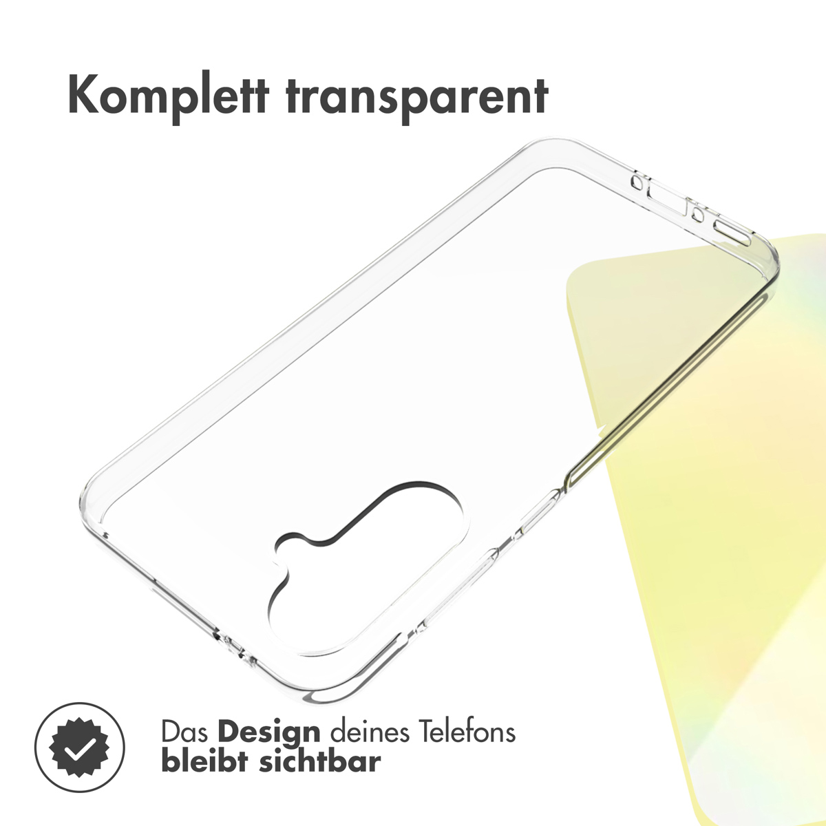 Accezz Clear Backcover Samsung Galaxy A36 - Transparant - Afbeelding 4