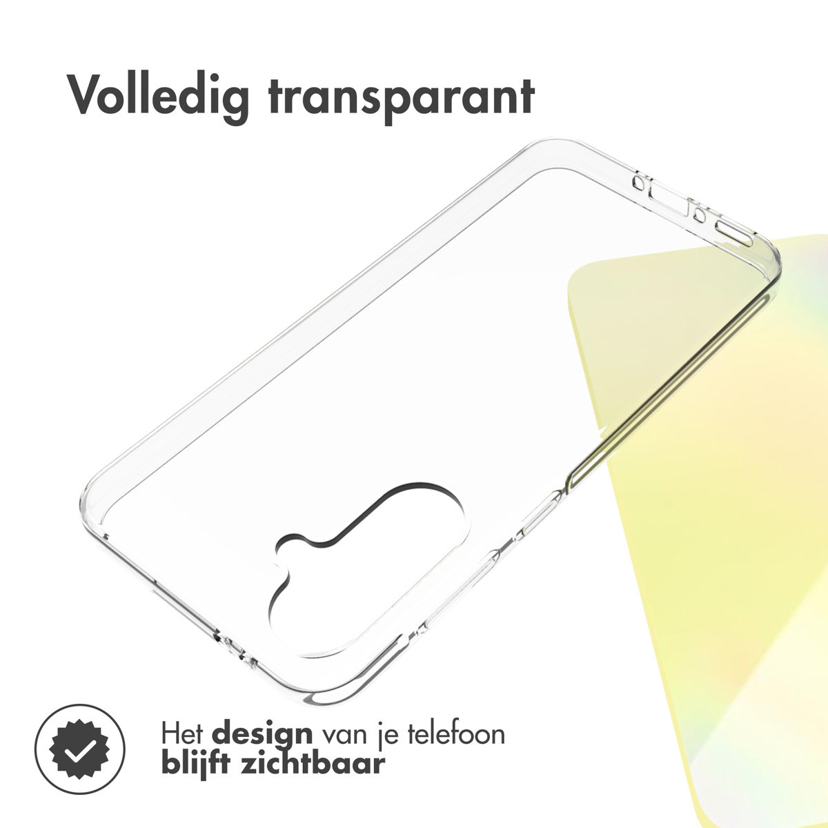 Accezz Clear Backcover Samsung Galaxy A36 - Transparant - Afbeelding 6