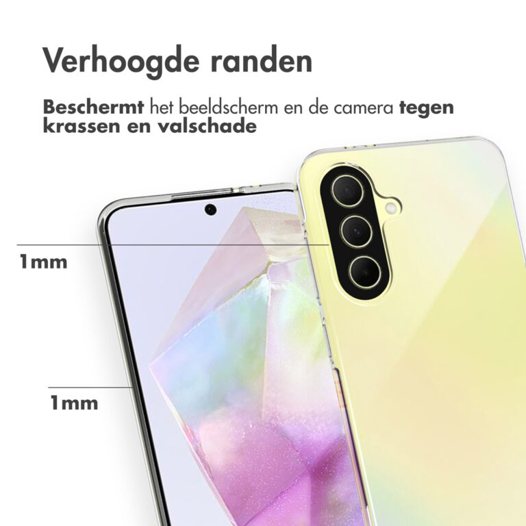 Accezz Clear Backcover Samsung Galaxy A36 - Transparant - Afbeelding 3