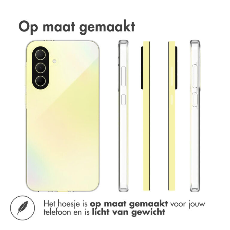 Accezz Clear Backcover Samsung Galaxy A36 - Transparant - Afbeelding 4