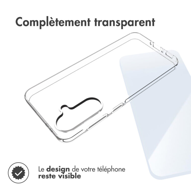 Accezz Clear Backcover voor de Samsung Galaxy A56 - Transparant - Afbeelding 9