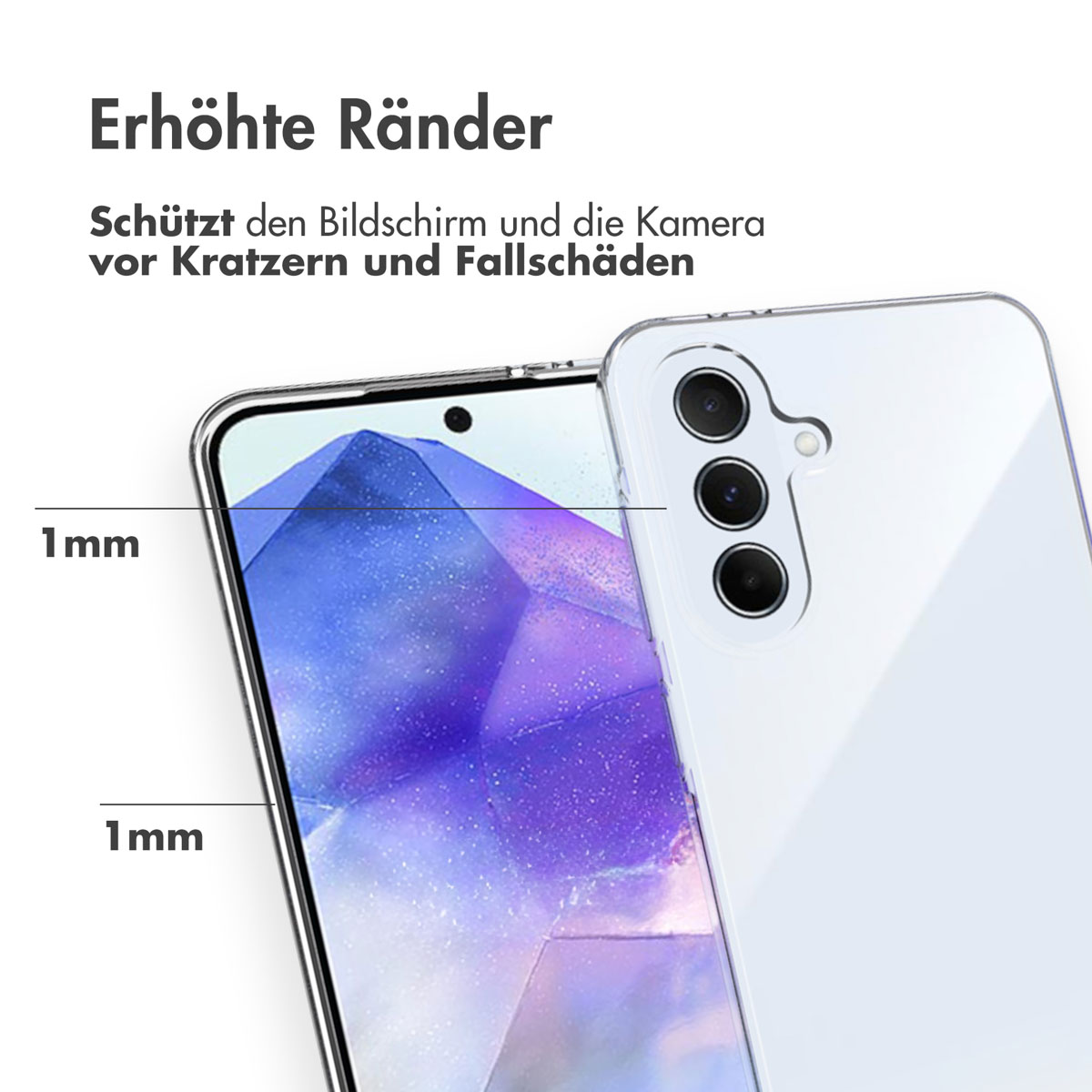 Accezz Clear Backcover Samsung Galaxy A56 - Transparant - Afbeelding 7