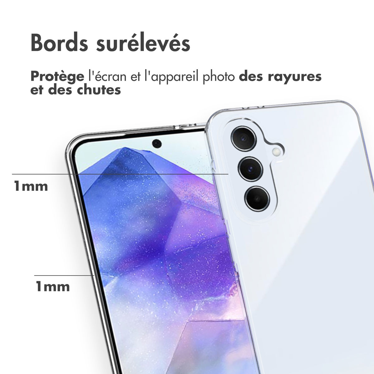 Accezz Clear Backcover Samsung Galaxy A56 - Transparant - Afbeelding 8