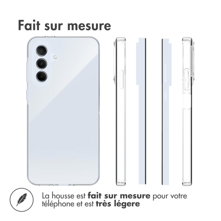 Accezz Clear Backcover voor de Samsung Galaxy A56 - Transparant - Afbeelding 7