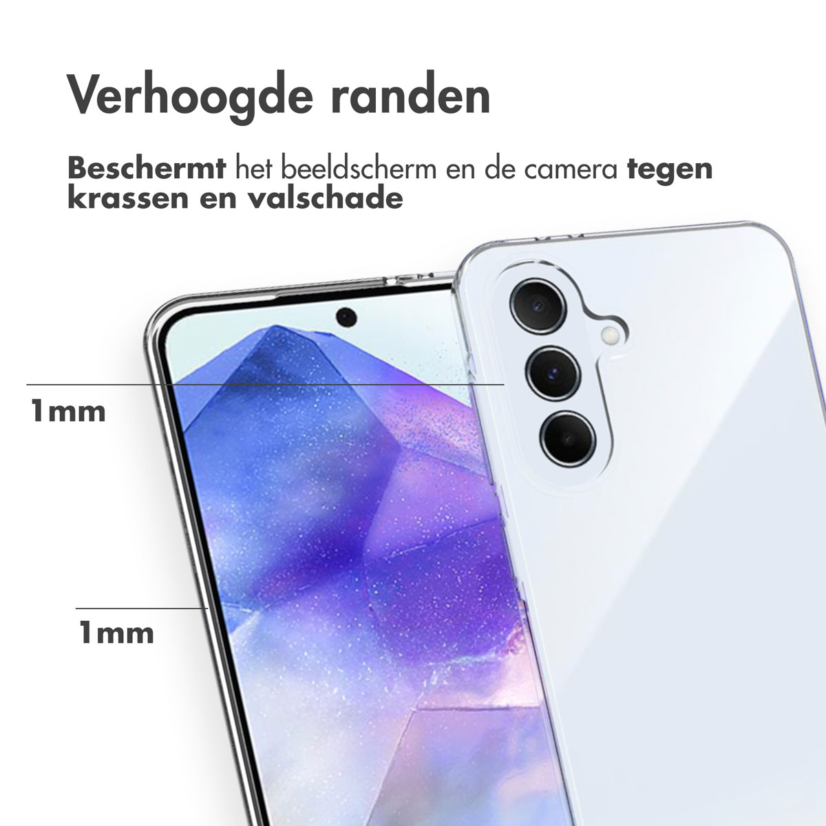 Accezz Clear Backcover Samsung Galaxy A56 - Transparant - Afbeelding 9