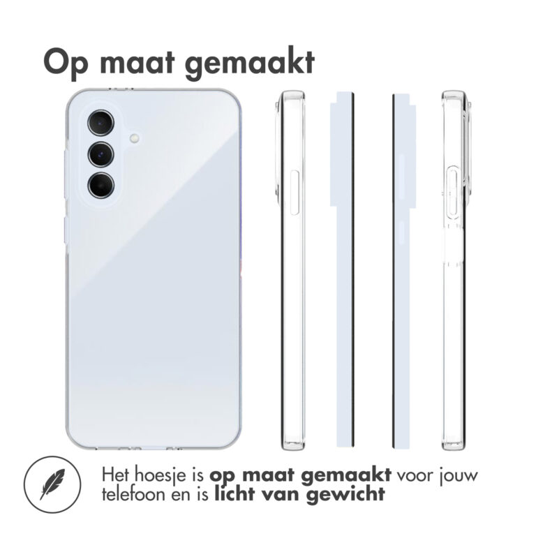 Accezz Clear Backcover voor de Samsung Galaxy A56 - Transparant - Afbeelding 3