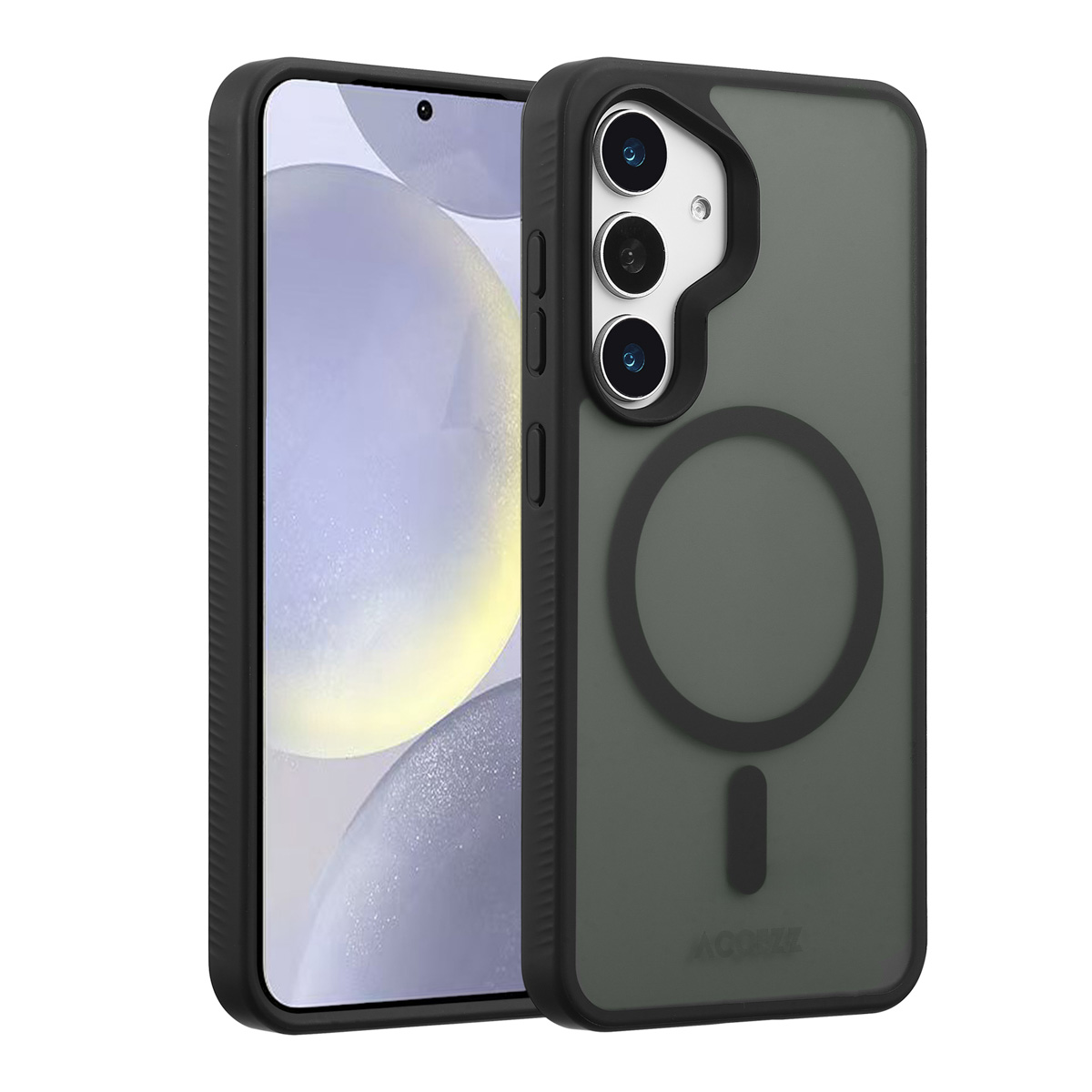 Accezz Rugged Frosted MagSafe Backcover Samsung Galaxy S25 Plus - Zwart - Afbeelding 3