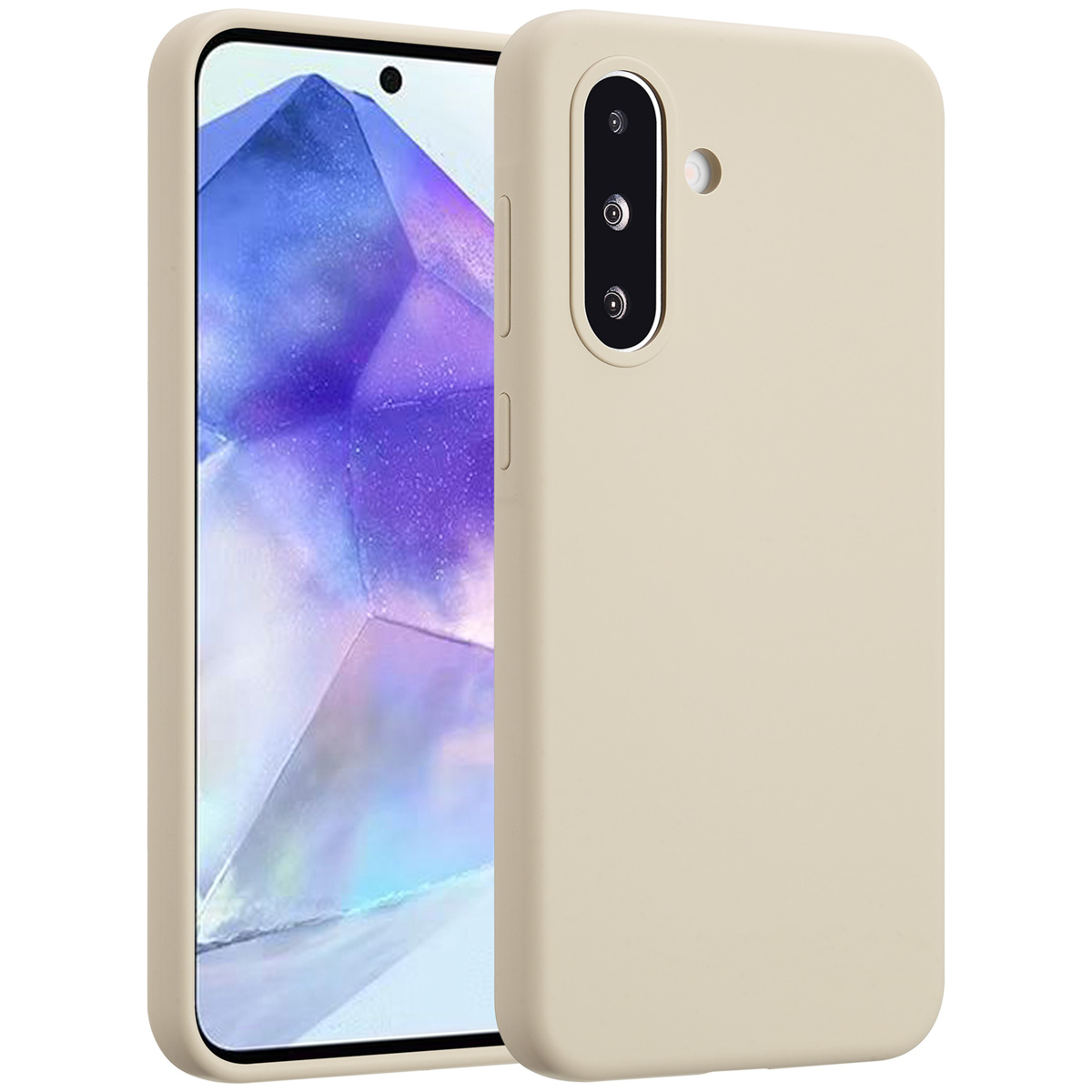 Accezz Liquid Silicone Backcover Samsung Galaxy A36 / A56 – Stone