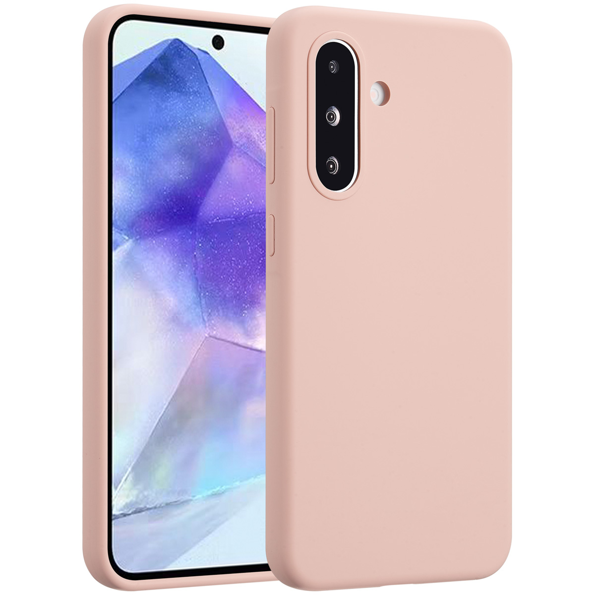 Accezz Liquid Silicone Backcover Samsung Galaxy A36 / A56 – Roze