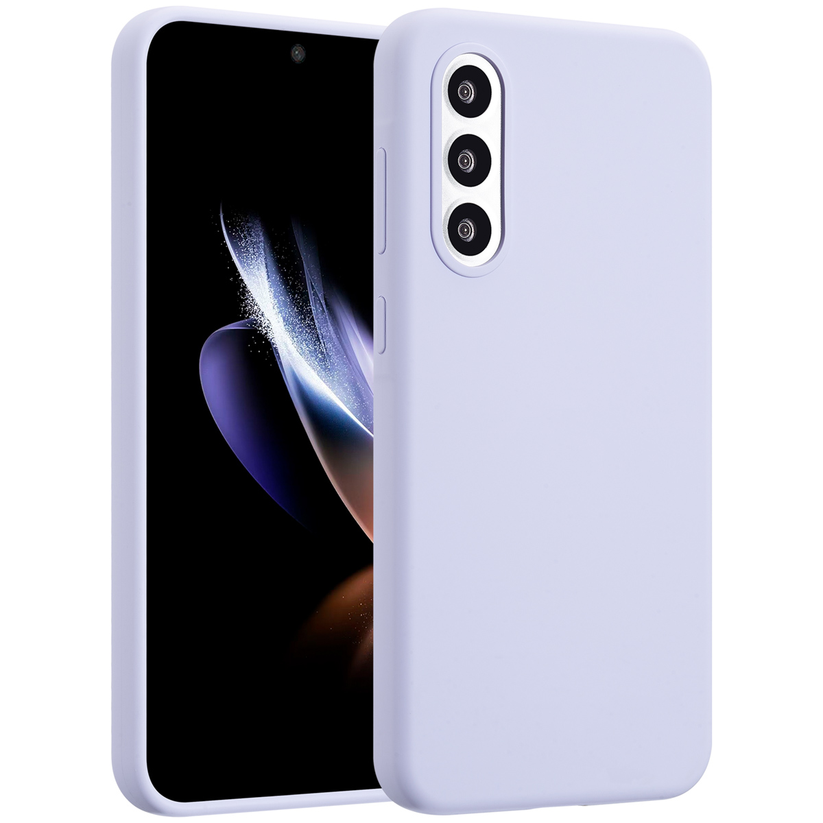 Accezz Liquid Silicone Backcover Samsung Galaxy A36 / A56 – Paars