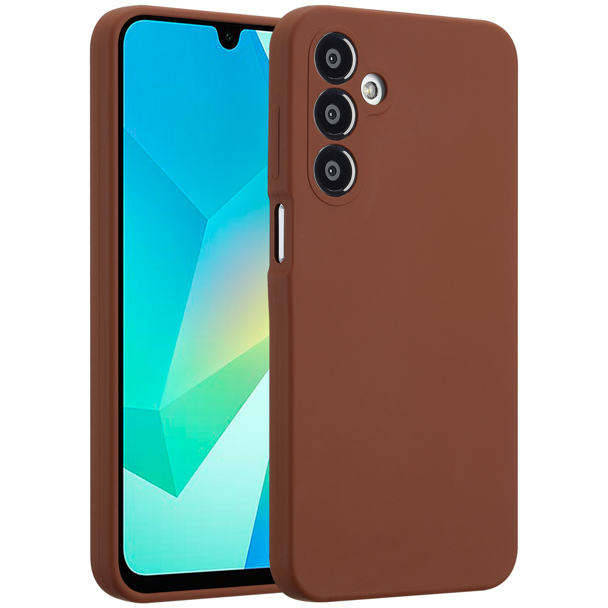 Accezz Liquid Silicone Backcover Samsung Galaxy A16 – New Tea Brown