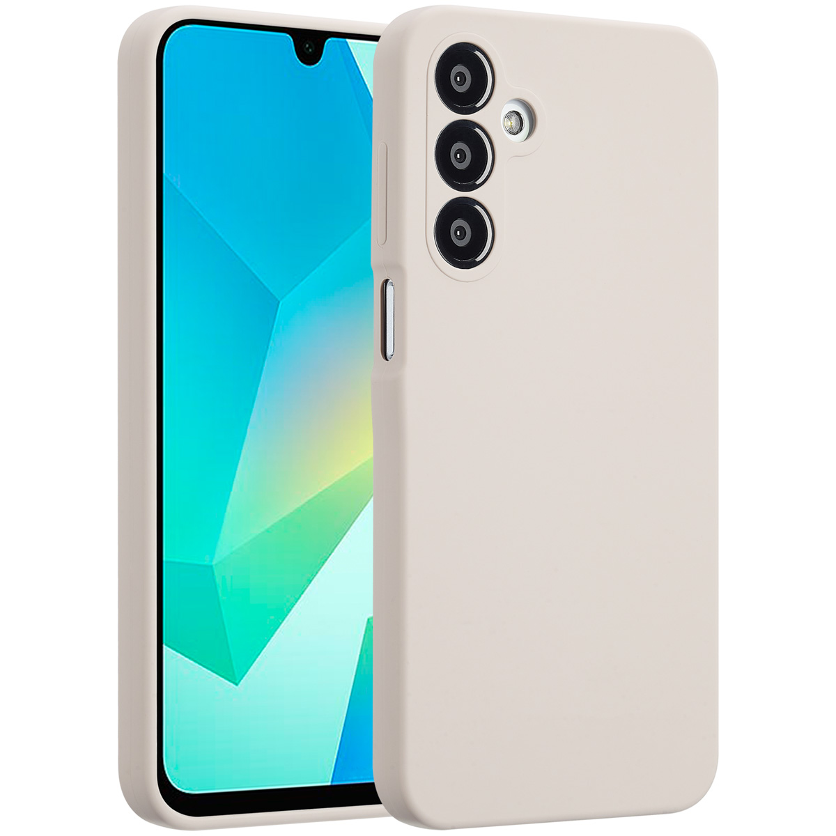 Accezz Liquid Silicone Backcover Samsung Galaxy A16 – Stone