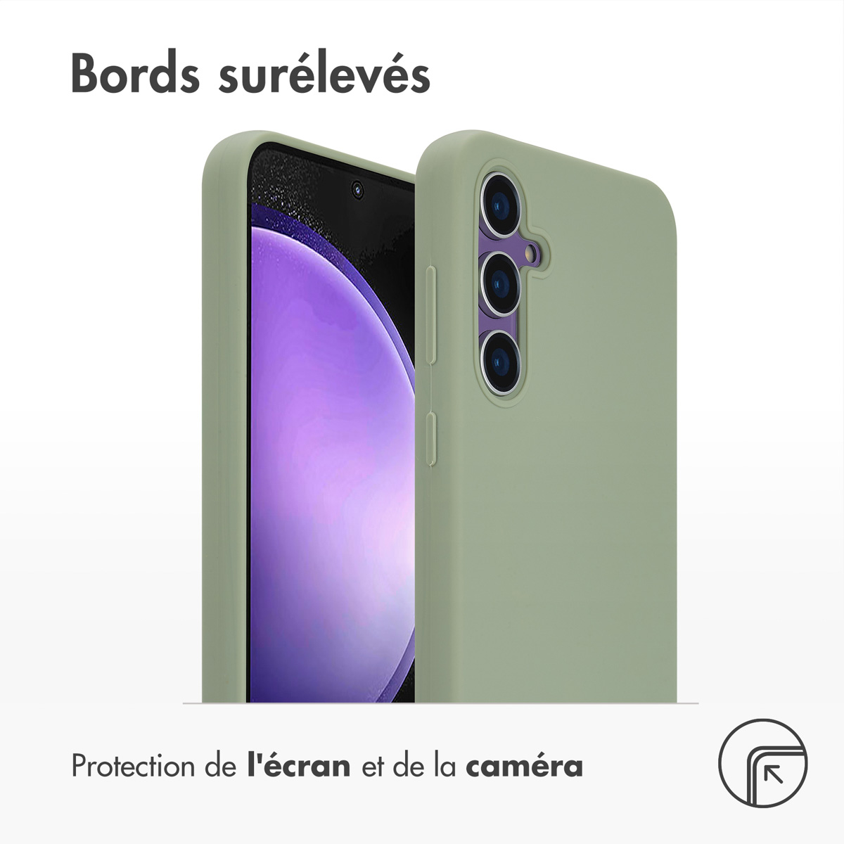 Accezz Liquid Silicone Backcover met MagSafe Samsung Galaxy S23 FE - Cooper Green - Afbeelding 5