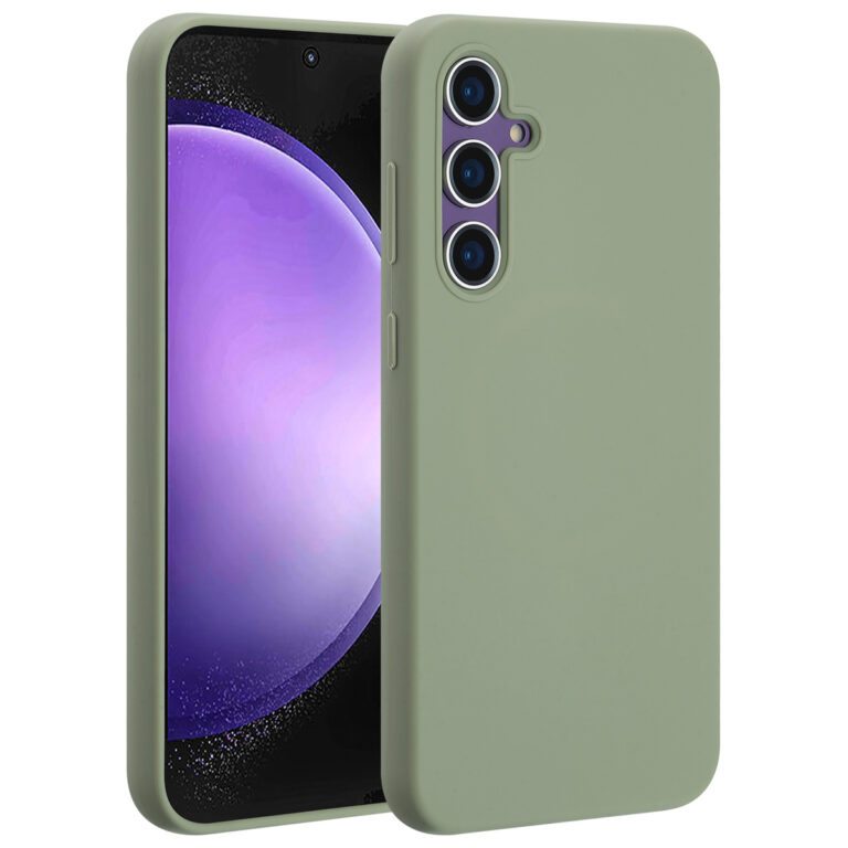 Accezz Liquid Silicone Backcover met MagSafe Samsung Galaxy S23 FE - Cooper Green - Afbeelding 10